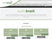 Tablet Screenshot of cursodeaudio.audiobrazil.com.br